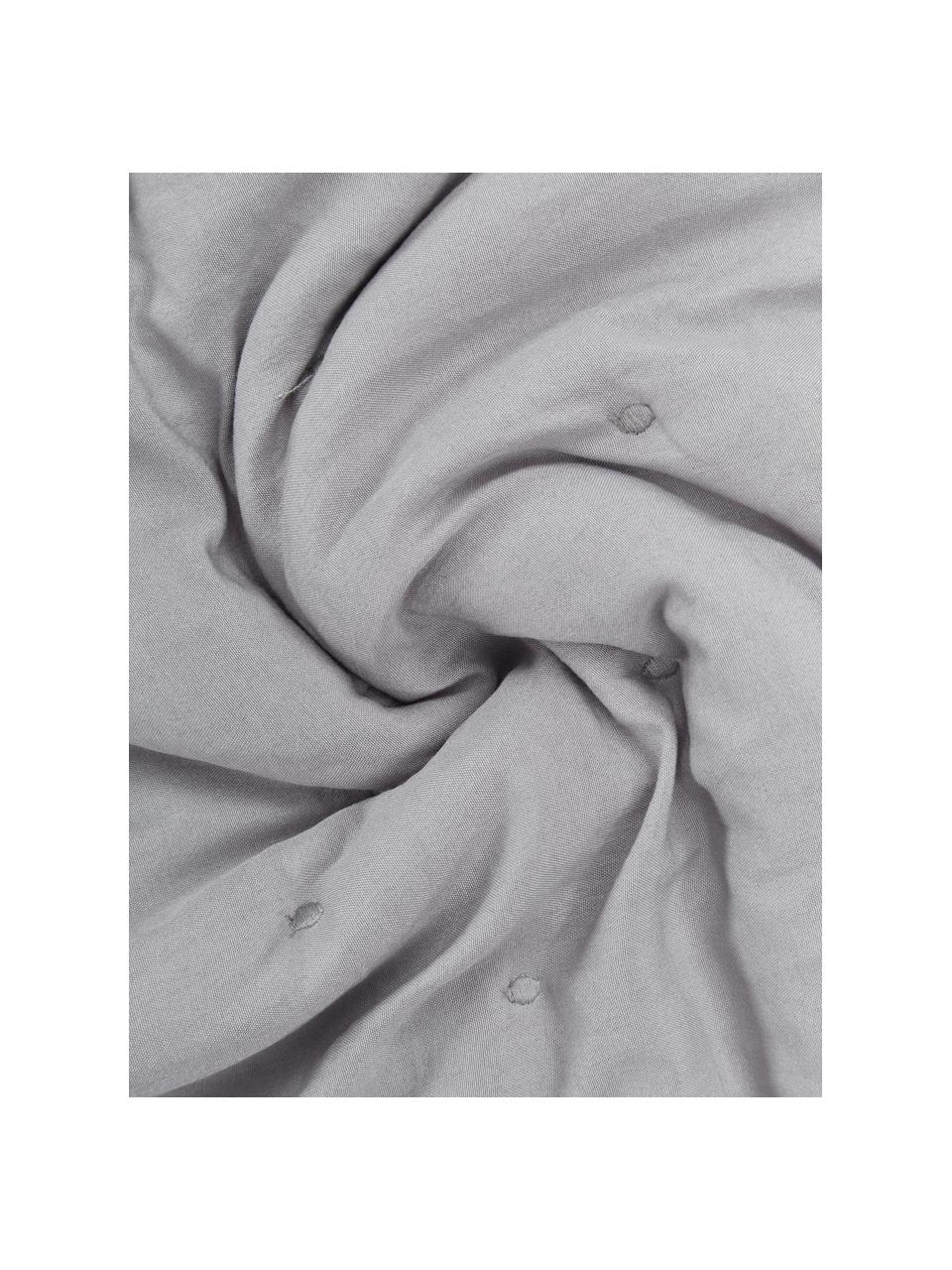 Gesteppte Tagesdecke Wida in Hellgrau, 100% Polyester, Hellgrau, B 260 x L 260 cm (für Betten bis 200 x 200)