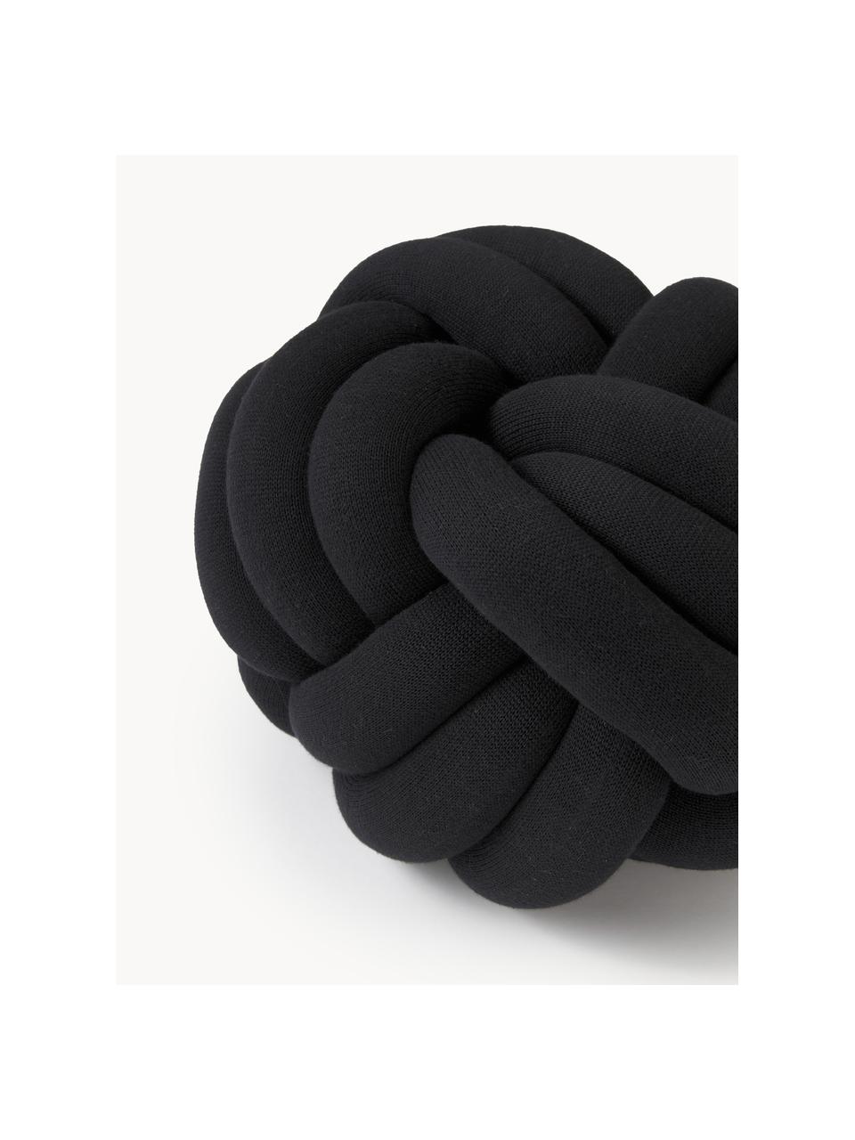 Coussin nœud Twist, Anthracite, larg. 30 x long. 30 cm