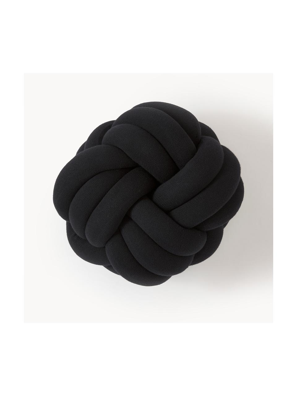 Coussin nœud Twist, Anthracite, larg. 30 x long. 30 cm