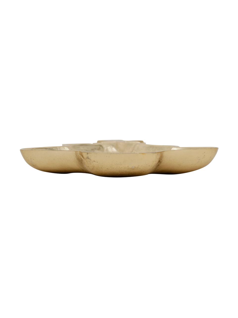 Servírovací tanier Epicea, Potiahnutý hliník, Odtiene zlatej, Š 29 x H 18 cm