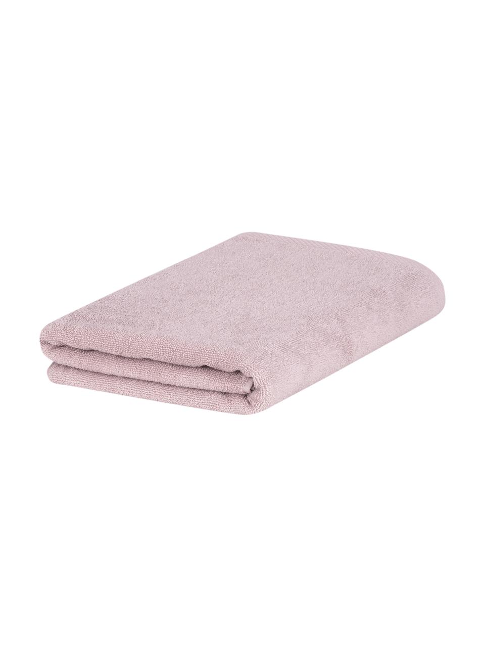 Eenkleurige handdoek Comfort, verschillende formaten, Oudroze, Handdoek, B 50 x L 100 cm, 2 stuks