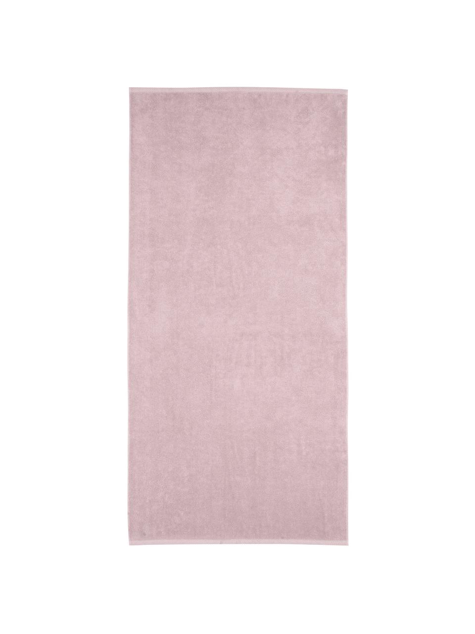 Asciugamano in tinta unita Comfort, diverse misure, Rosa cipria, Asciugamano, Larg. 50 x Lung. 100 cm, 2 pz