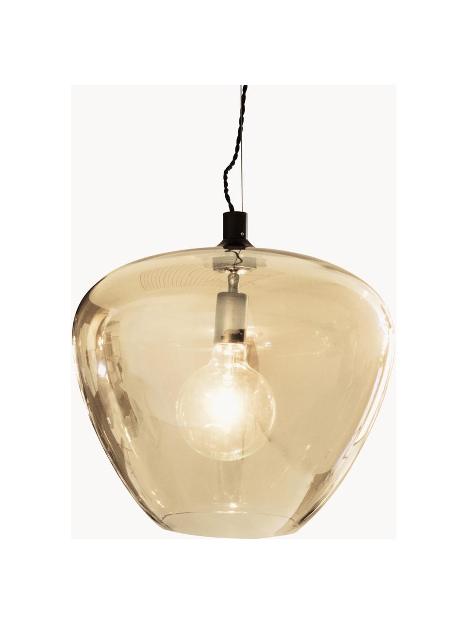 Lampa wisząca Bellissimo, Odcienie bursztynowego, Ø 40 x W 35 cm