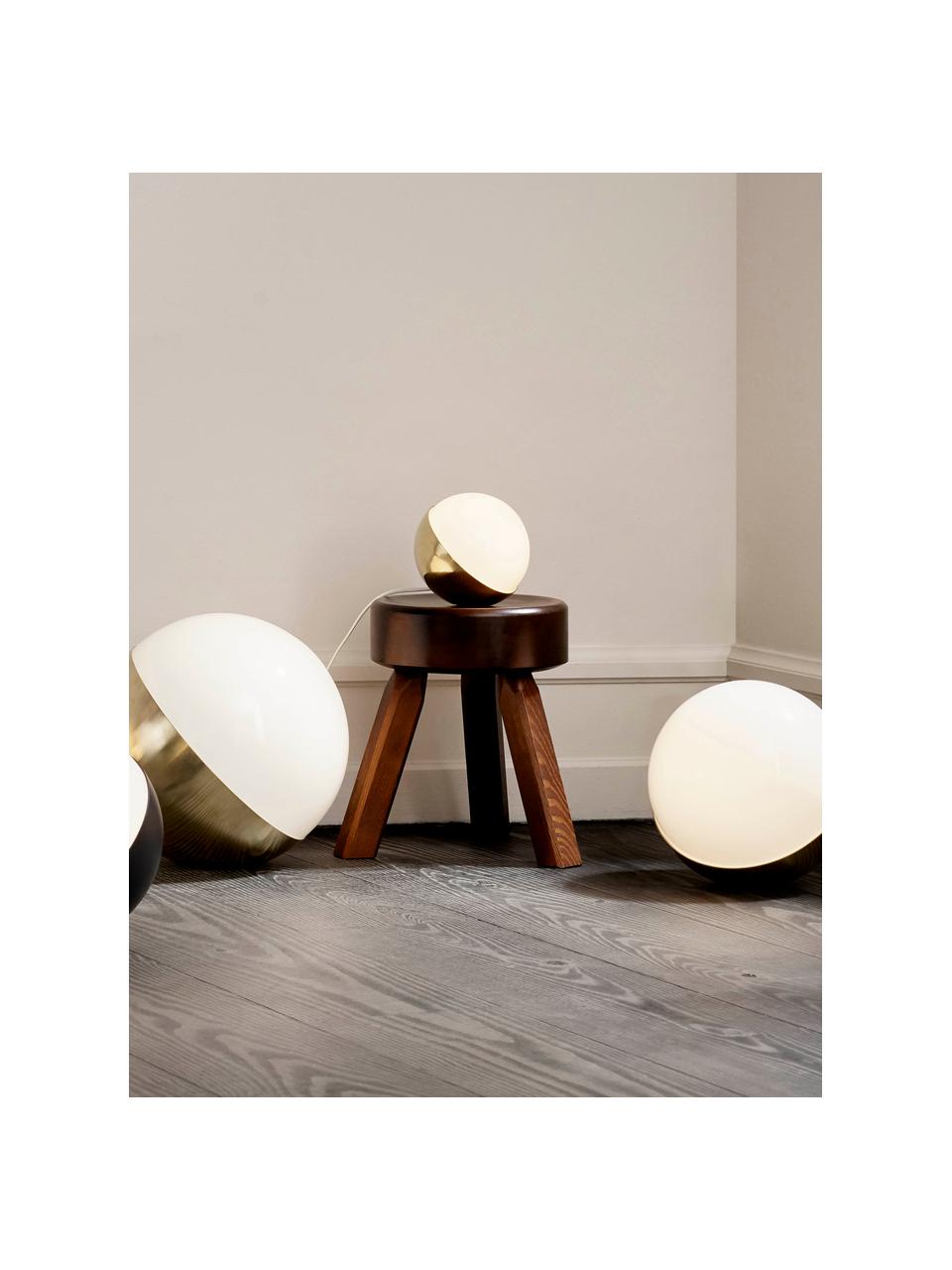 Lampada da tavolo con luce regolabile in vetro soffiato VL Studio, Struttura: ottone, Ottone, Ø 32 x Alt. 31 cm