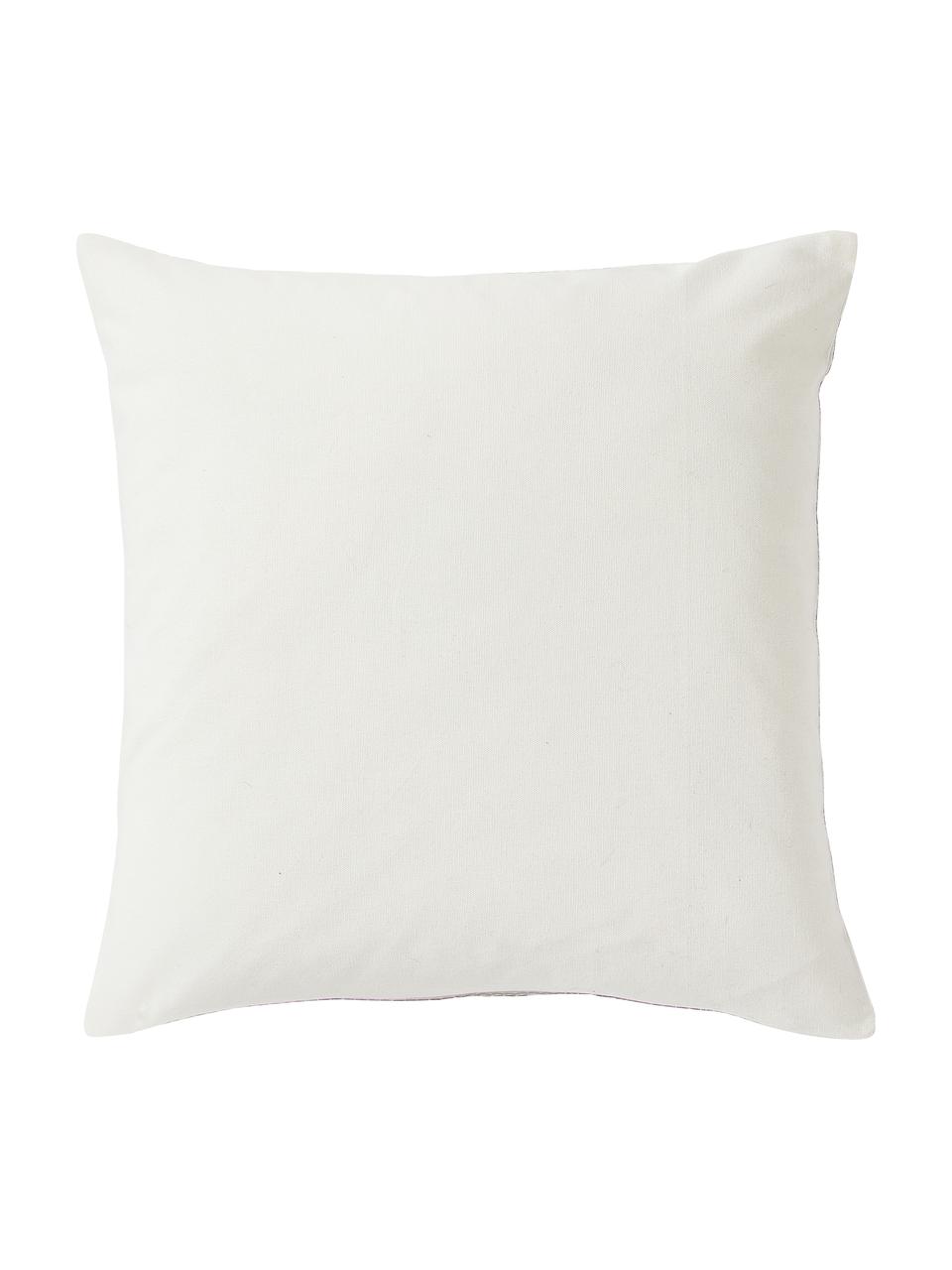Federa con paillettes Dafne, Argentato, Larg. 45 x Lung. 45 cm