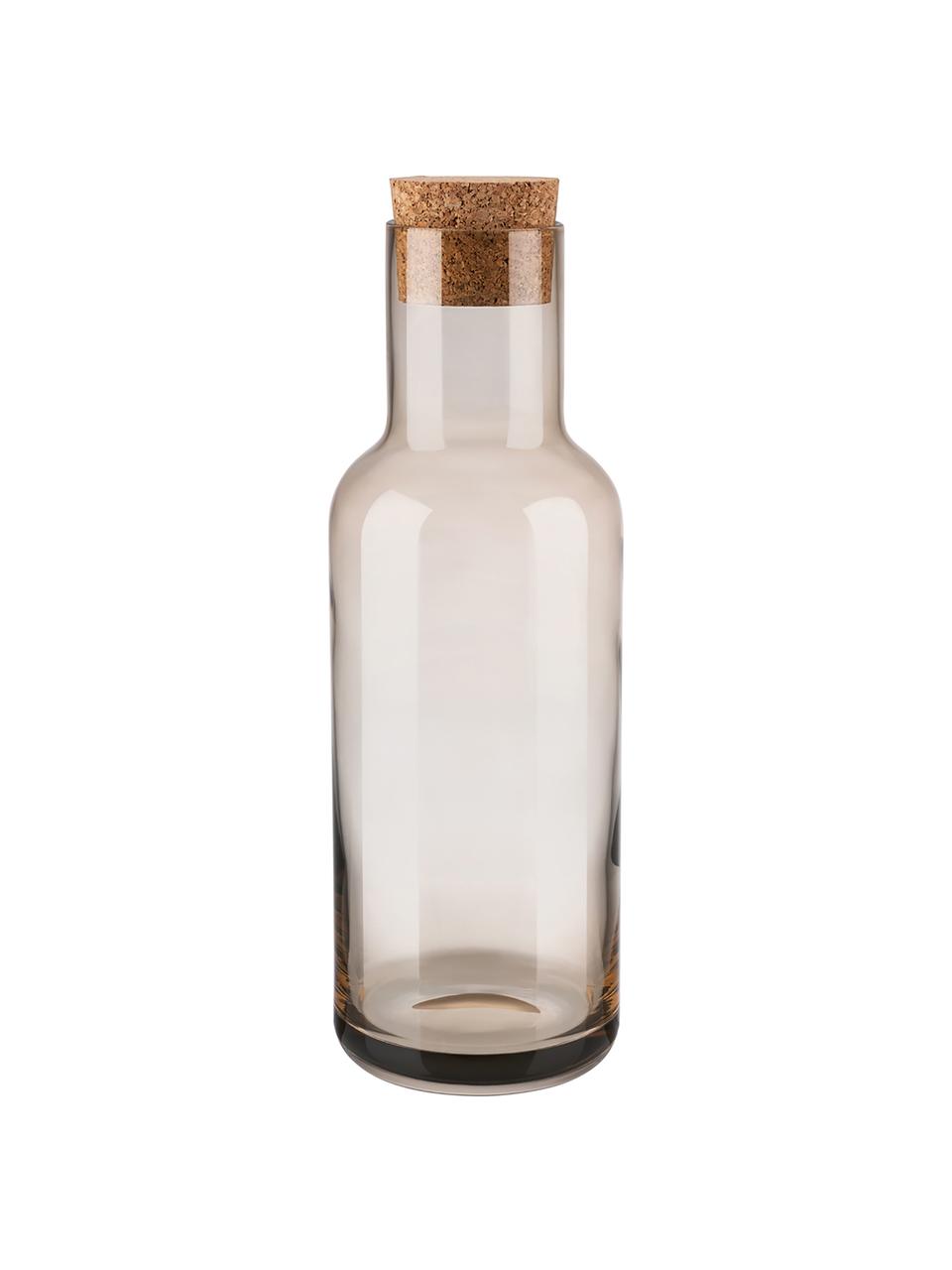 Caraffa marrone Fuum, 1 L, Beige trasparente, Alt. 29 cm, 1 L