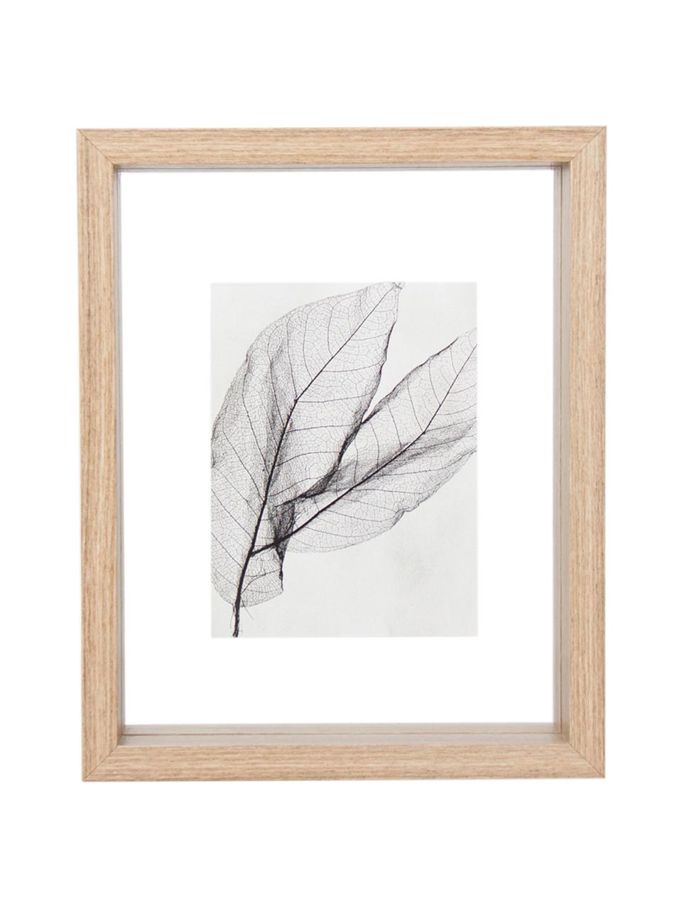 Bilderrahmen Look, Rahmen: Holz, Schwarz, Transparent, 15 x 20 cm