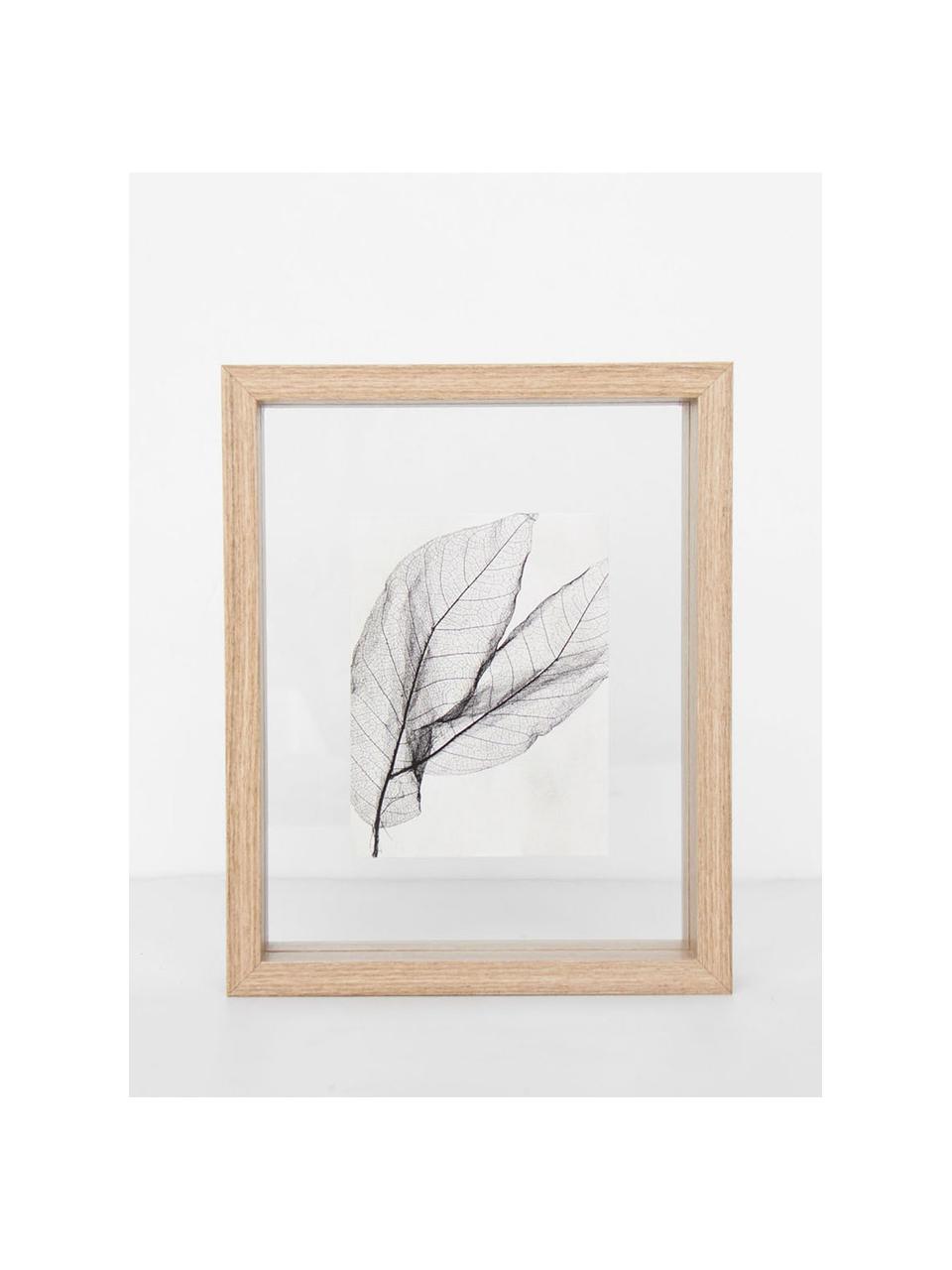 Bilderrahmen Look, Rahmen: Holz, Schwarz, Transparent, 15 x 20 cm