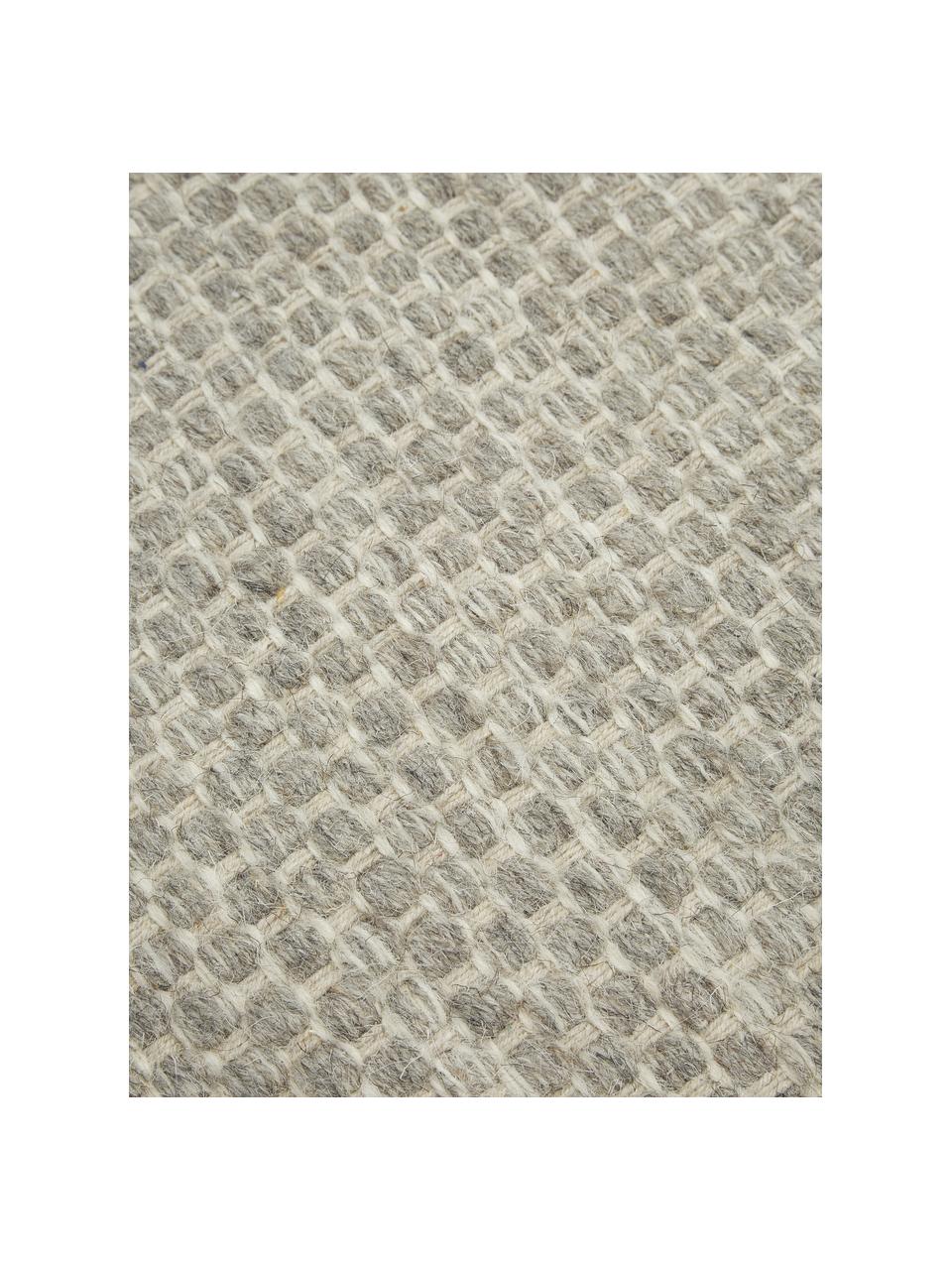 Ręcznie tkany dywan z wełny Asko, Jasny szary, S 70 x D 140 cm (Rozmiar XS)