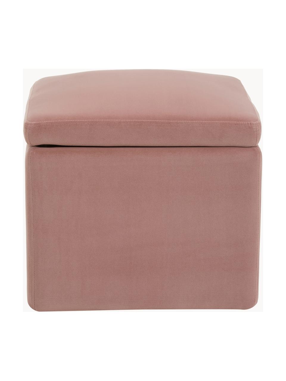 Pouf contenitore in velluto Winou