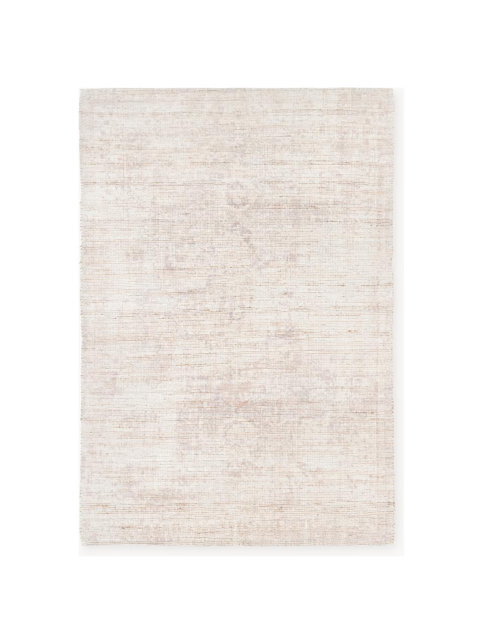 Kurzflor-Teppich Alisha, 63 % Jute, 37 % Polyester, Beige, Off White, B 120 x L 180 cm (Größe S)