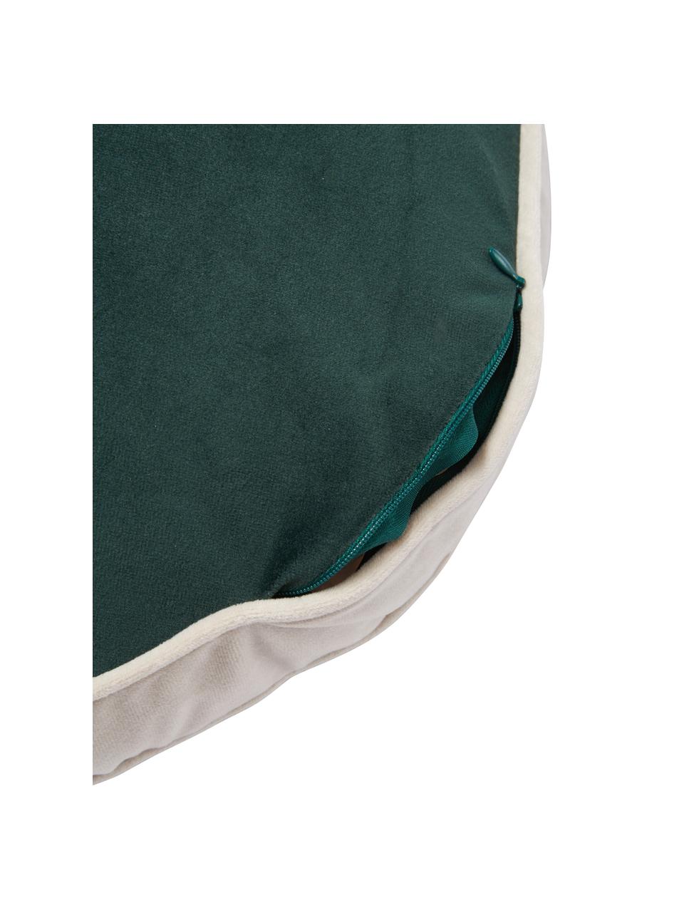 Kulatý sametový polštář Dax, 100 % polyesterový samet

Materiál použitý v tomto produktu byl testován na škodlivé látky a certifikován podle STANDARD 100 od OEKO-TEX® 21.HCN.72514 HOHENSTEIN HTTI., Slonová kost, zelená, Ø 40 cm