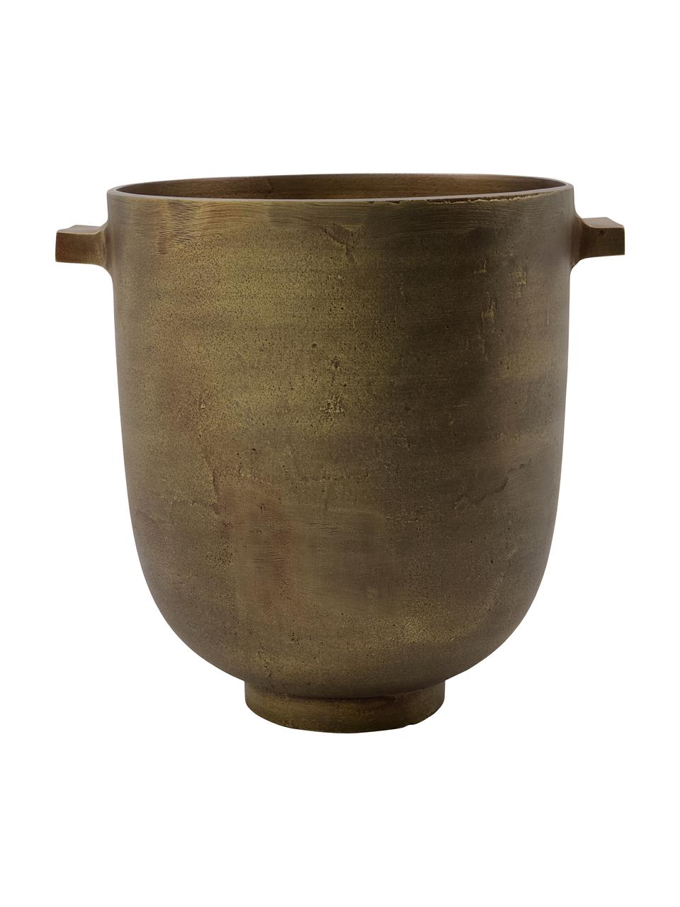 Portavaso in metallo Foem, Metallo rivestito, Ottonato, Ø 20 x Alt. 24 cm
