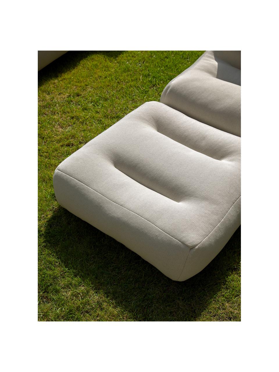 Fauteuil lounge de jardin avec fonction chaise longue Sit Pool, Beige clair, larg. 75 x haut. 85 cm