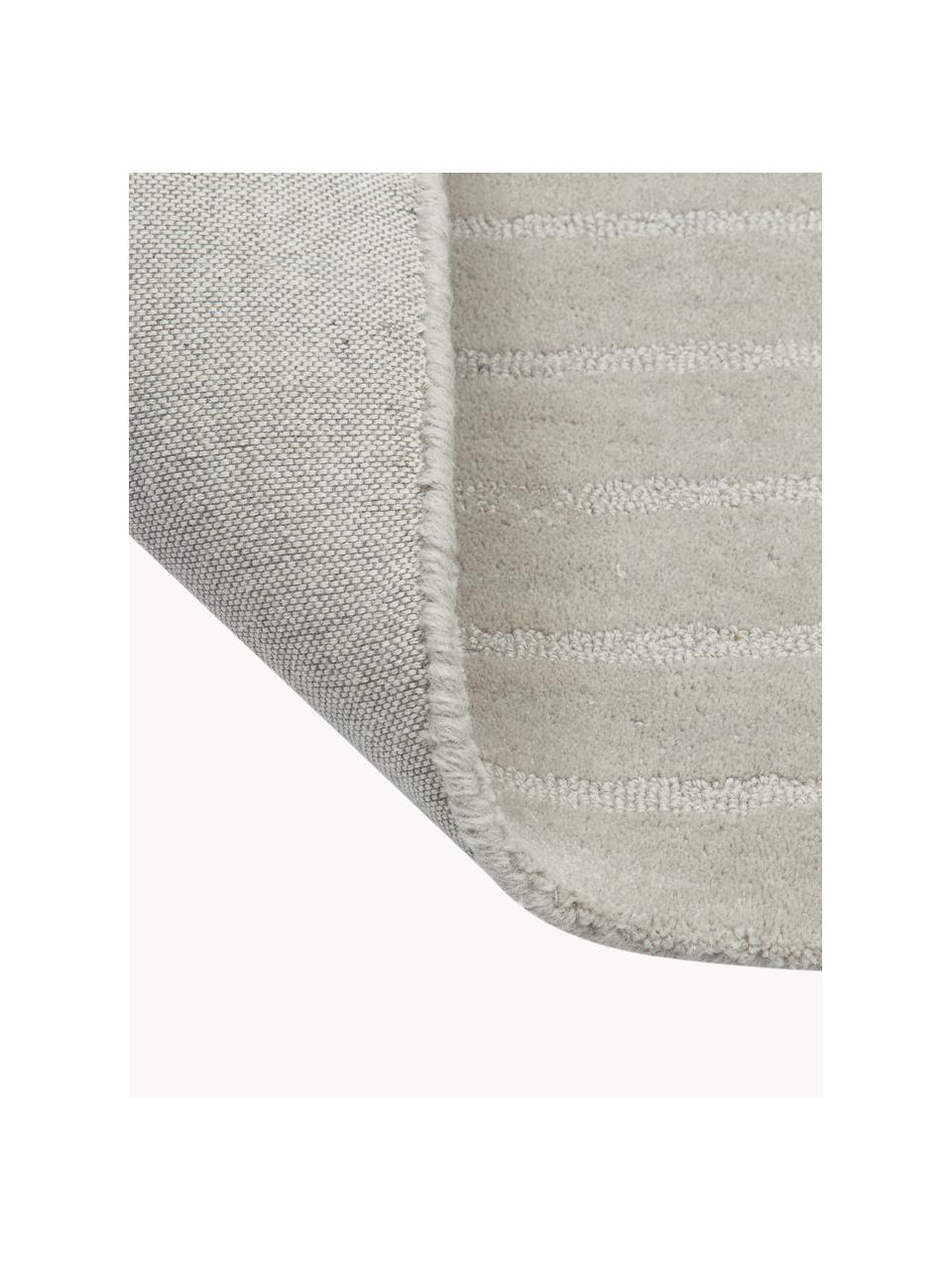 Ručně všívaný vlněný koberec Mason, Světle šedá, Š 160 cm, D 230 cm (velikost M)