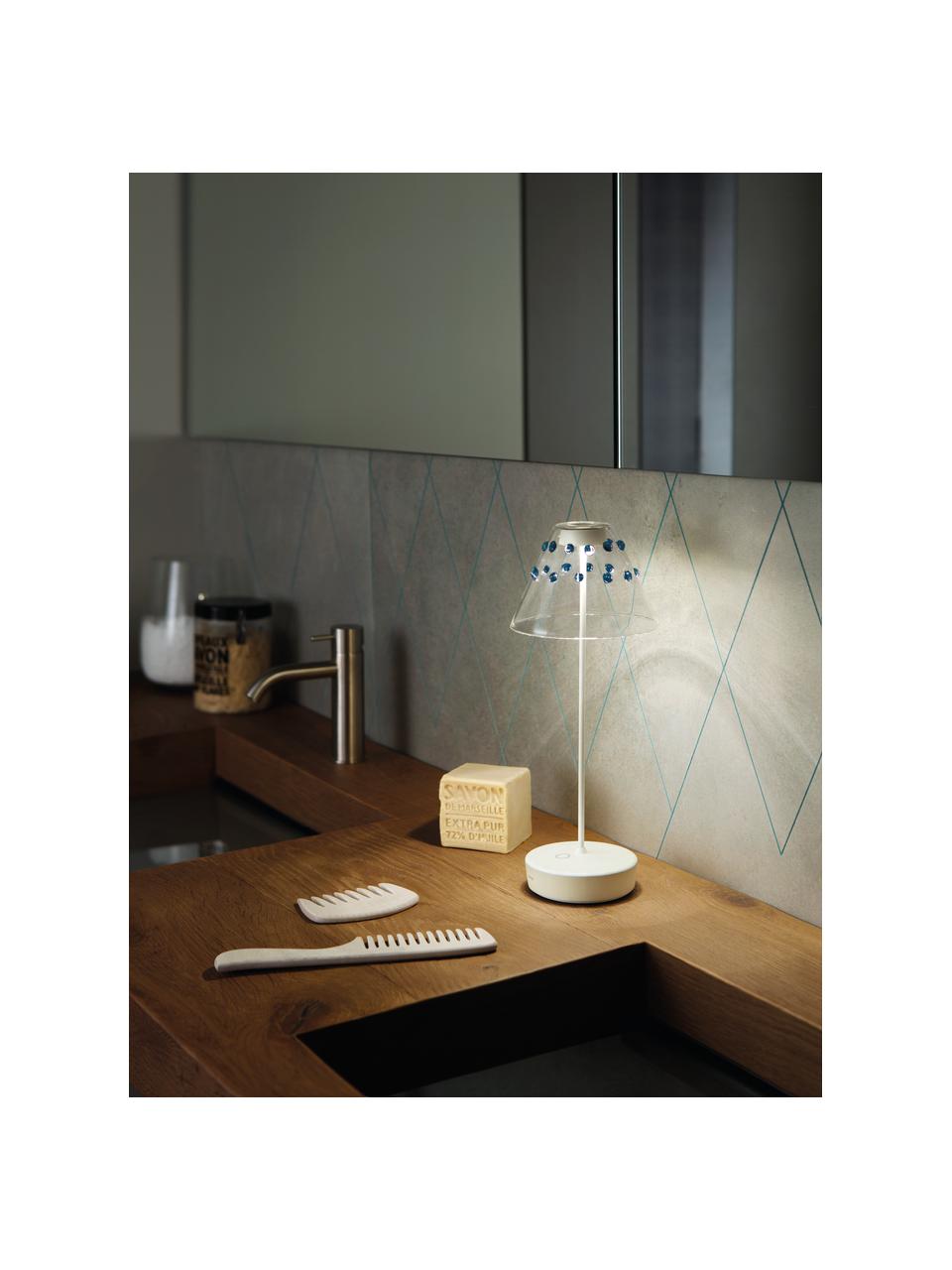 Lampe à poser LED mobile à intensité variable Swap Mini, Blanc, Ø 10 x haut. 33 cm