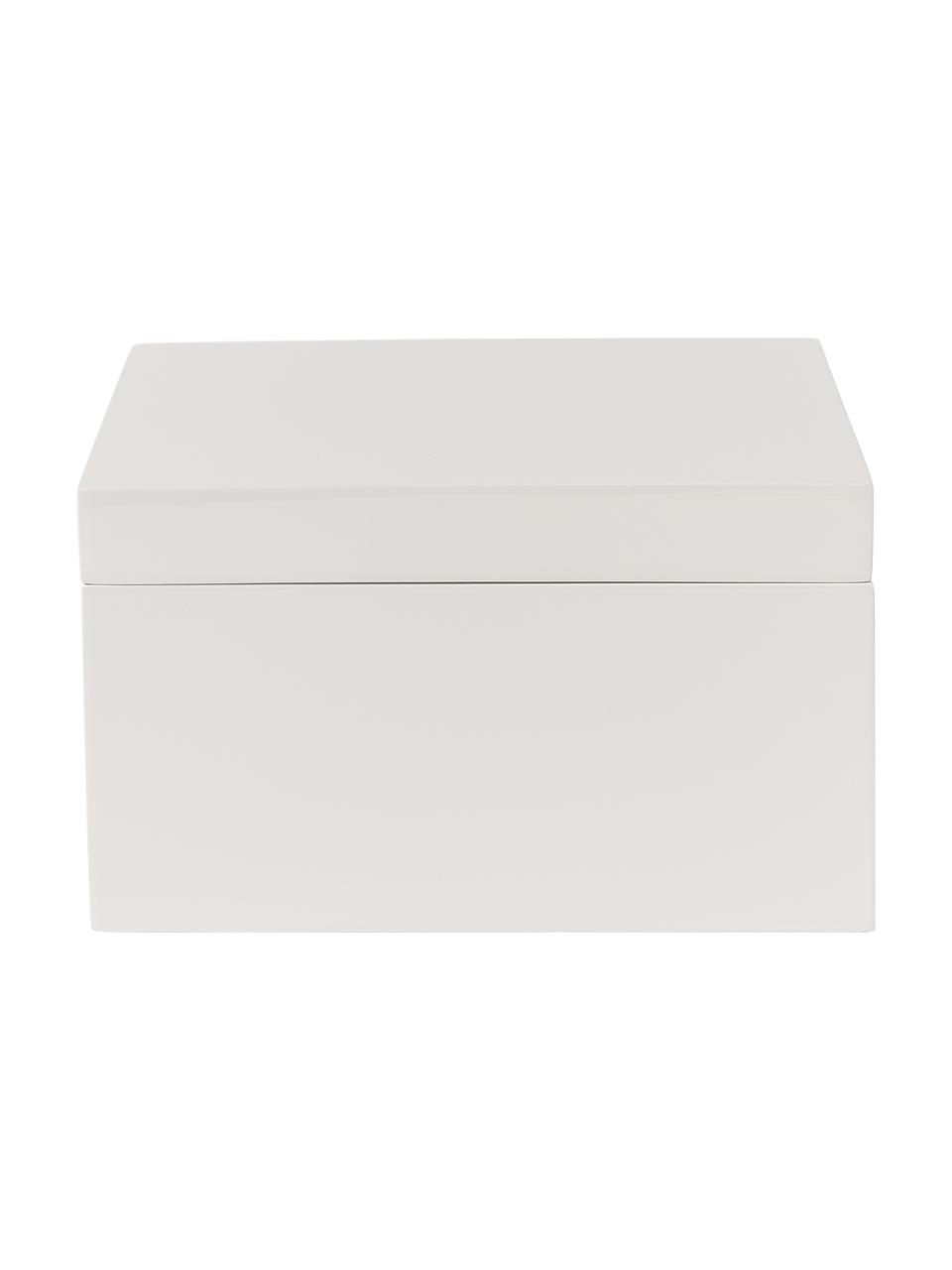 Boîtes de rangement Kylie, 2 élém., MDF (panneau en fibres de bois à densité moyenne), Gris clair, rose, Lot de différentes tailles