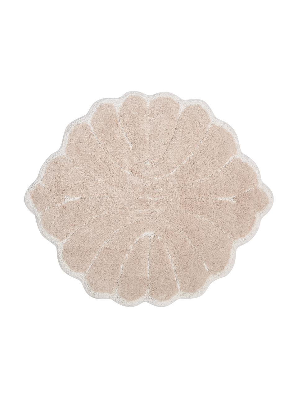 Tapis de bain coton bio écru Soft, 100 % coton, certifié BCI, Écru, blanc, larg. 70 x long. 80 cm