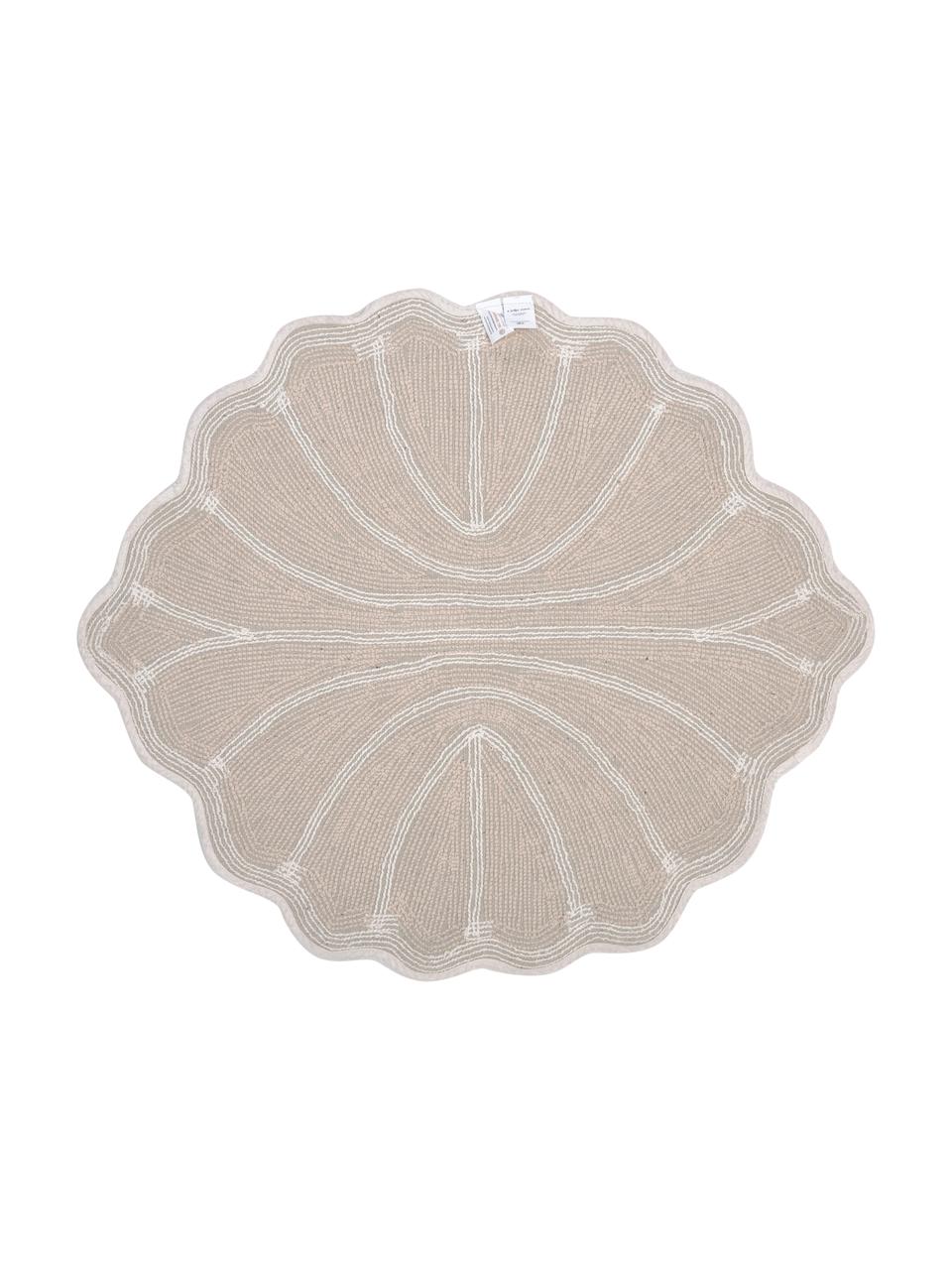 Dywanik łazienkowy z bawełny organicznej Soft, 100% bawełna z certyfikatem BCI, Ecru, biały, S 70 x D 80 cm