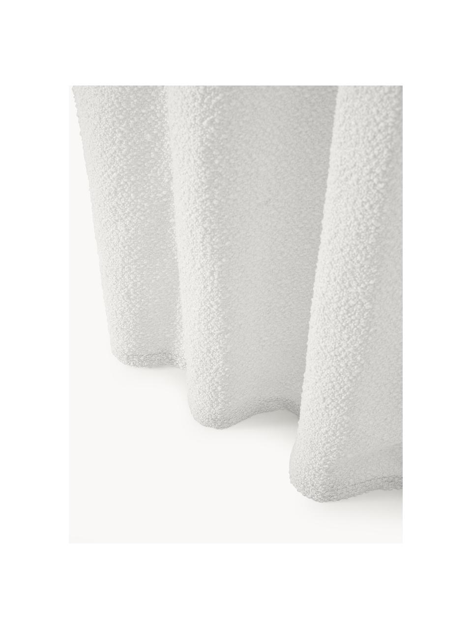 Blickdichte Bouclé-Vorhänge Bellamie mit Tunnelsaum, 2 Stück, Bouclé (85 % Polyester, 15 % Acryl), Bouclé Weiß, B 135 x L 260 cm