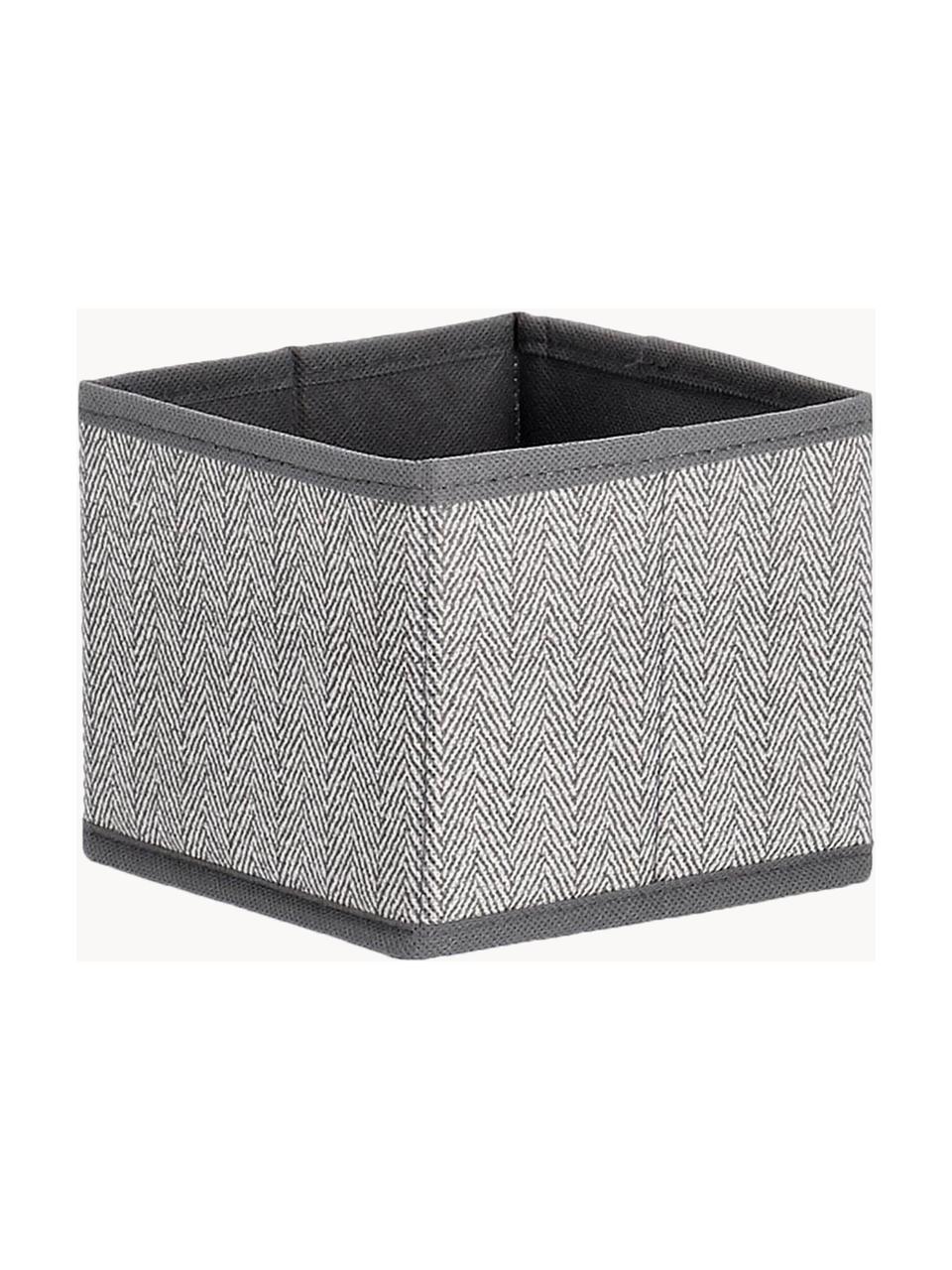 Skládací úložný box Tidy, Š 14 cm, Odstíny šedé, Š 14 cm, H 14 cm