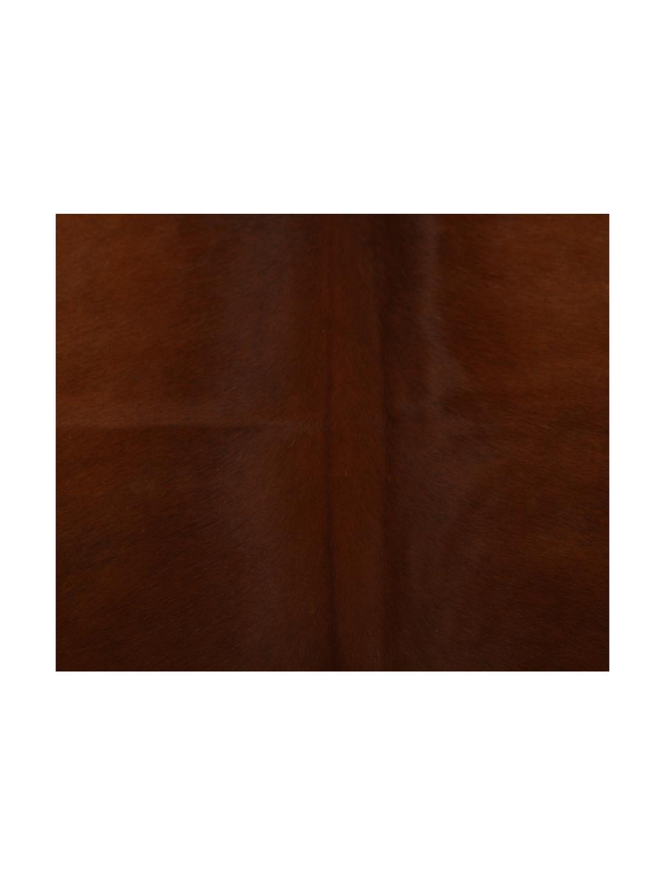 Dywan ze skóry bydlęcej Jura, Skóra bydlęca, Brązowy, beżowy, Unikatowa skóra bydlęca 983, 160 x 180 cm
