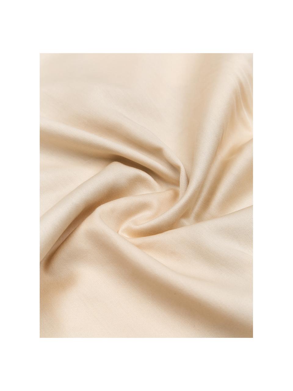 Designové saténové povlečení z organické bavlny Aimee od Candice Grey, Zelená, béžová, 200 x 200 cm + 2 polštáře 80 x 80 cm