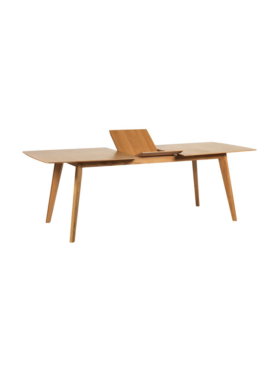 Tavolo da pranzo allungabile Cirrus, 190-235x90 cm, Gambe: legno di quercia laccato , Legno, Larg. 190 a 235 x Prof. 90 cm