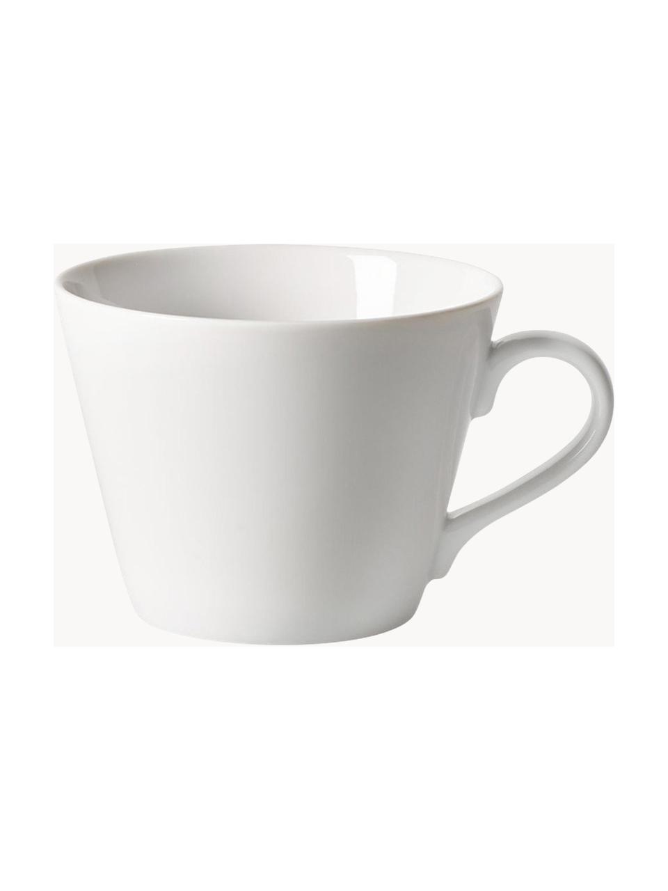 Porzellan-Kaffeetasse Organic, Hartporzellan, Weiss, Ø 10 x H 7 cm, 270 ml