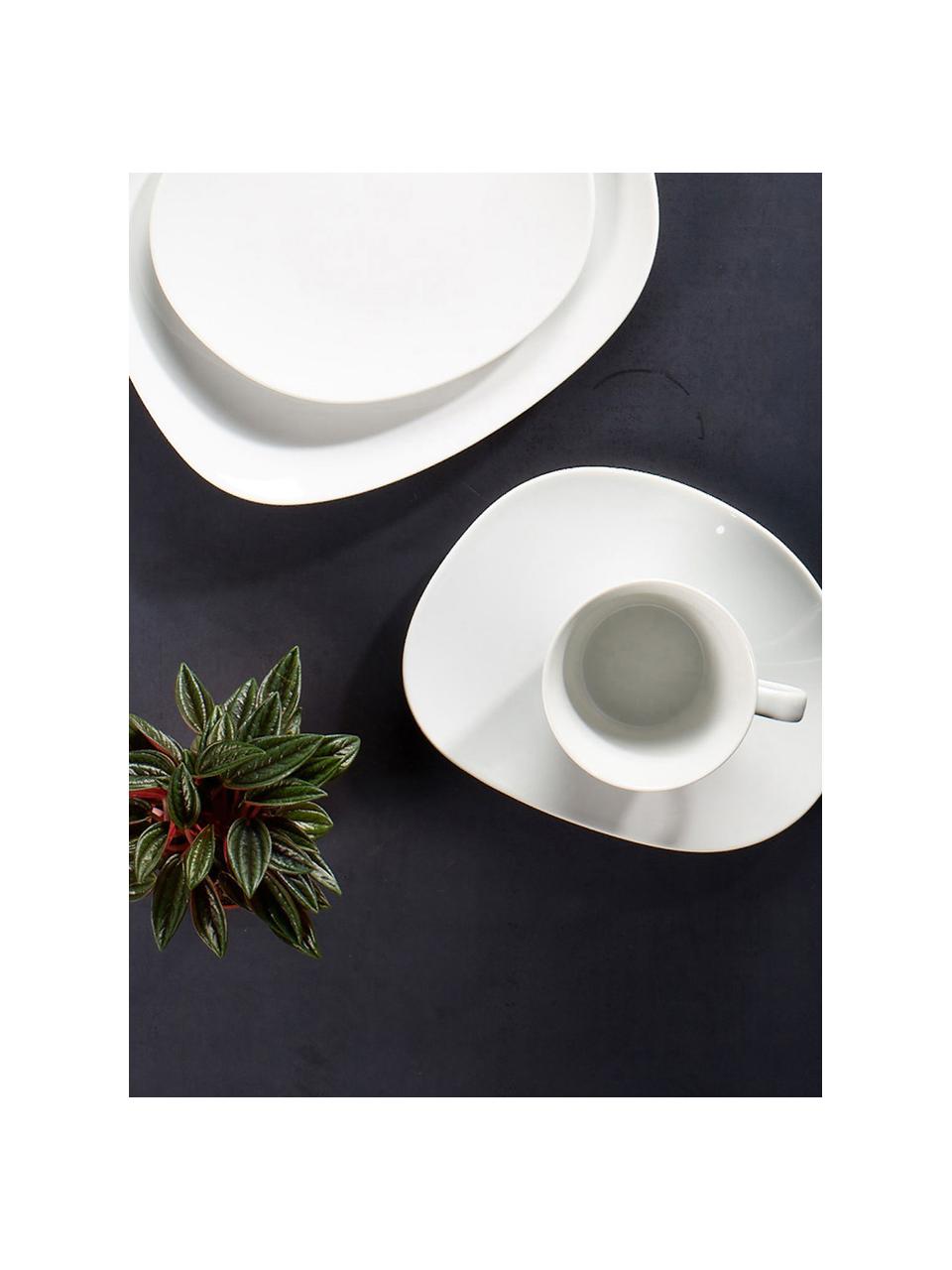 Tasse à café en porcelaine Organic, Porcelaine résistante, Blanc, Ø 10 x haut. 7 cm, 270 ml