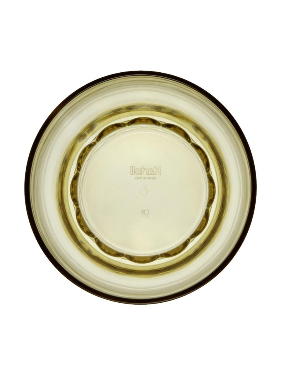 Szklanka do wody Jellies, 4 szt., Tworzywo sztuczne, Jasny zielony, transparentny, Ø 9 x W 13 cm, 460 ml
