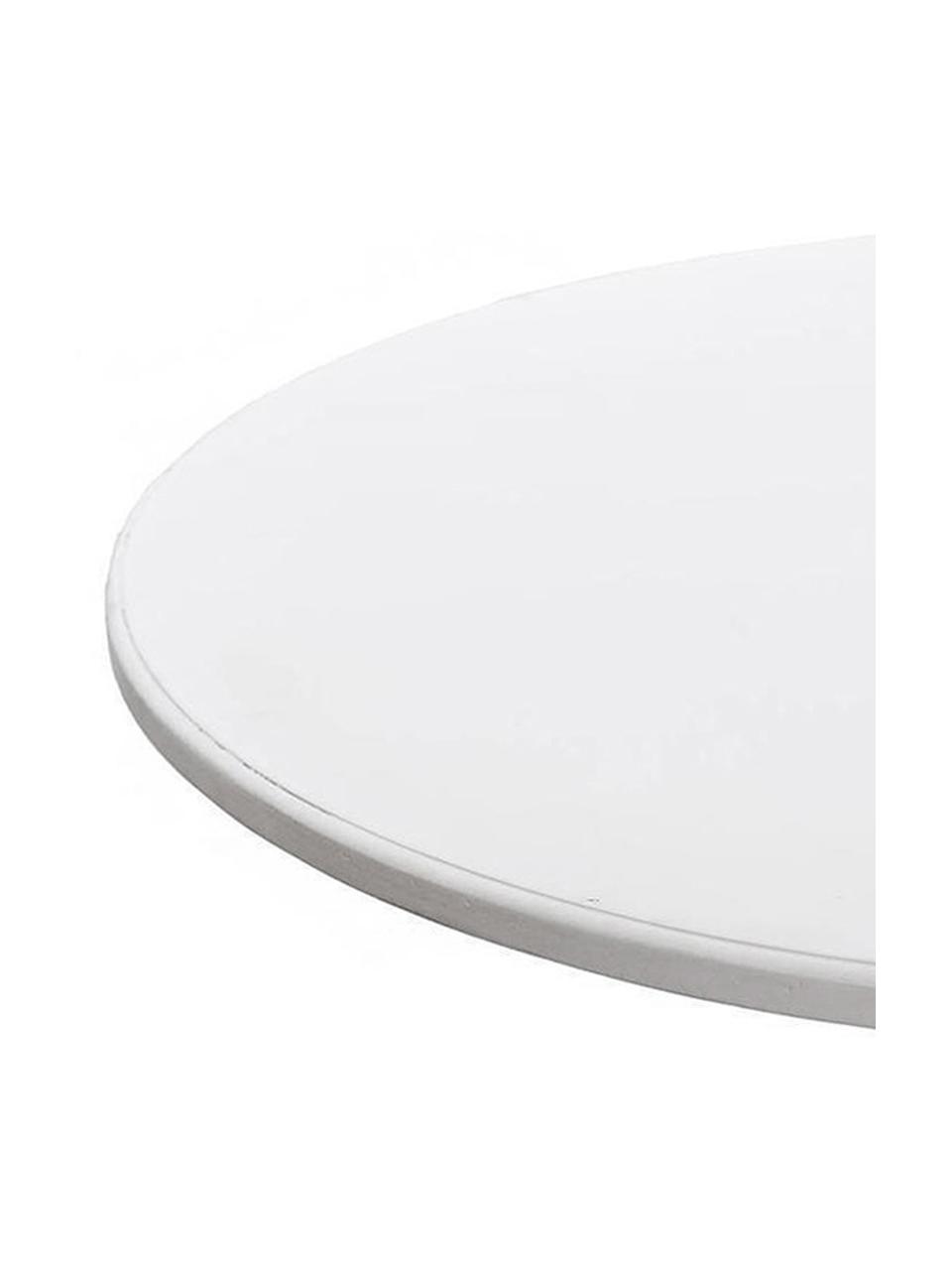 Mesa de comedor redonda Triban, Tablero: fibras de densidad media , Blanco, Ø 80 x Al 80 cm