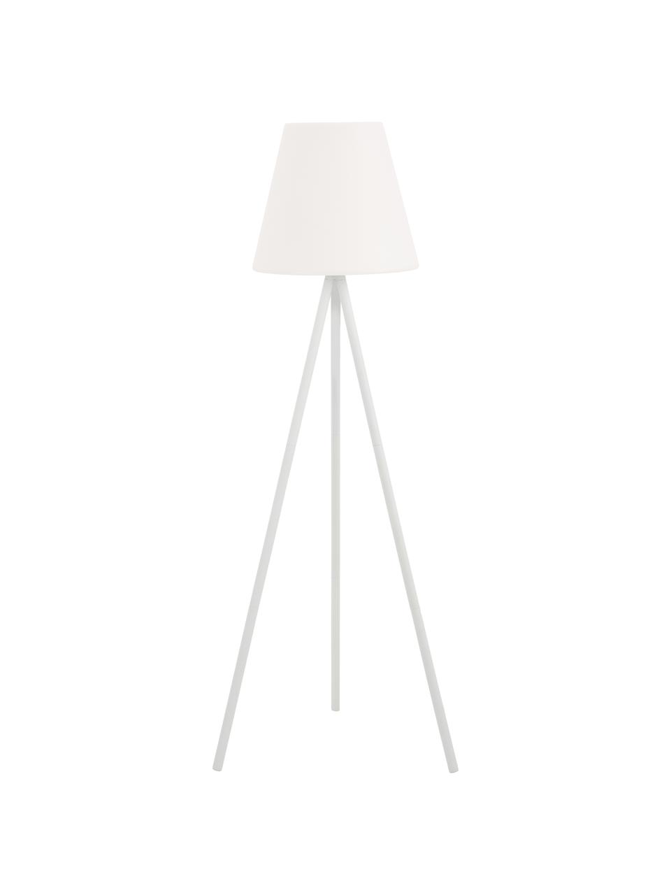 Zewnętrzna lampa podłogowa z wtyczką Wells, Biały, Ø 35 x W 134 cm