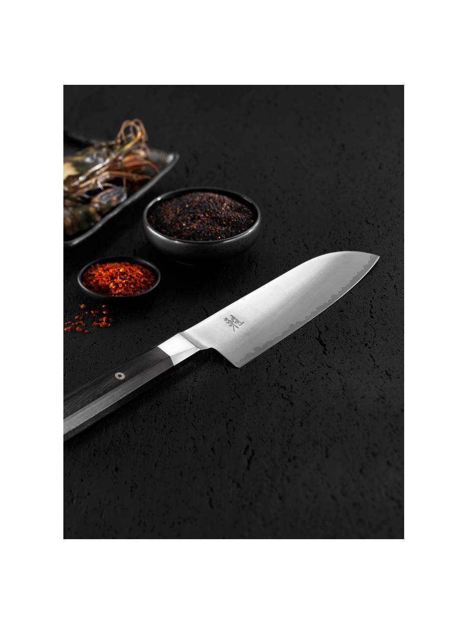 Shotoh nůž Miyabi, Stříbrná, tmavé dřevo, D 27 cm