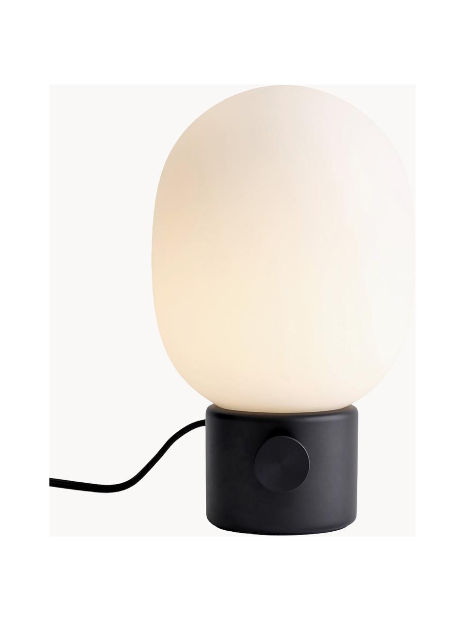 Lampa stołowa z funkcją przyciemniania JWDA, W 29 cm, Biały, czarny, Ø 17 x W 29 cm