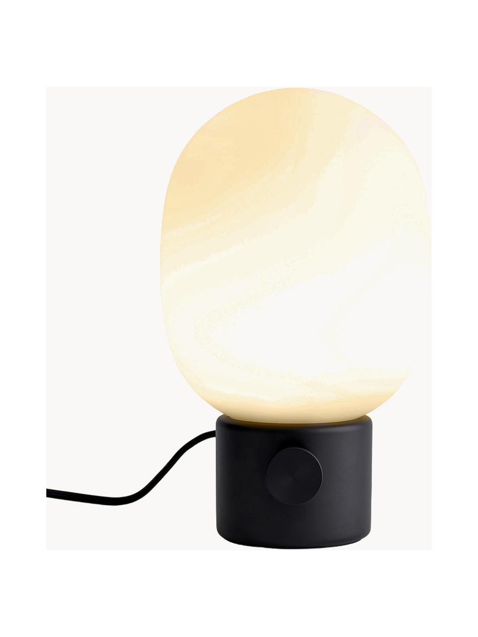 Lampa stołowa z funkcją przyciemniania JWDA, W 29 cm, Biały, czarny, Ø 17 x W 29 cm