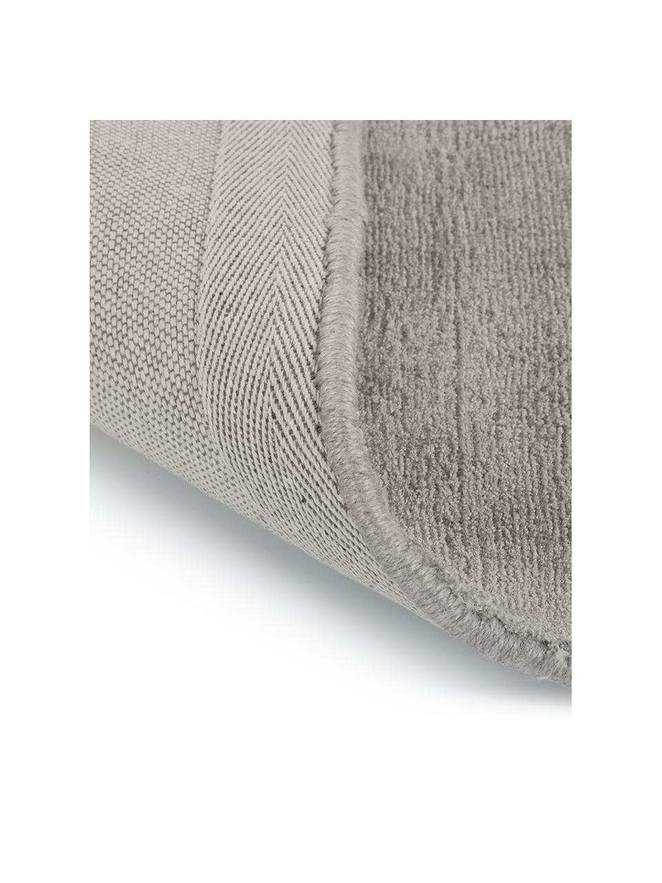 Ręcznie tkany dywan z wiskozy Jane, Szary, S 200 x D 300 cm (Rozmiar L)