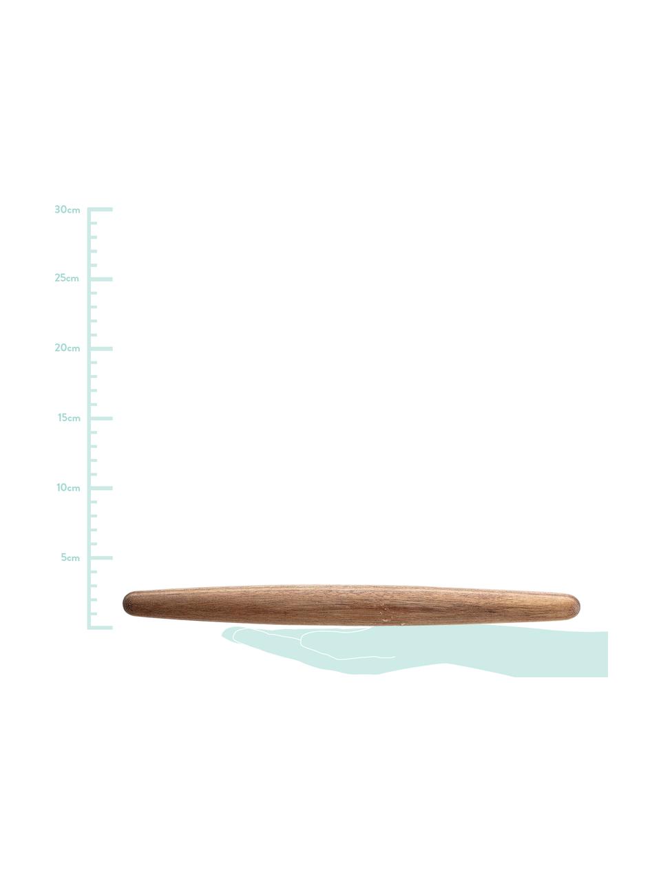 Rodillo de madera de acacia Alicja, Madera de acacia, Madera de acacia, L 33 cm