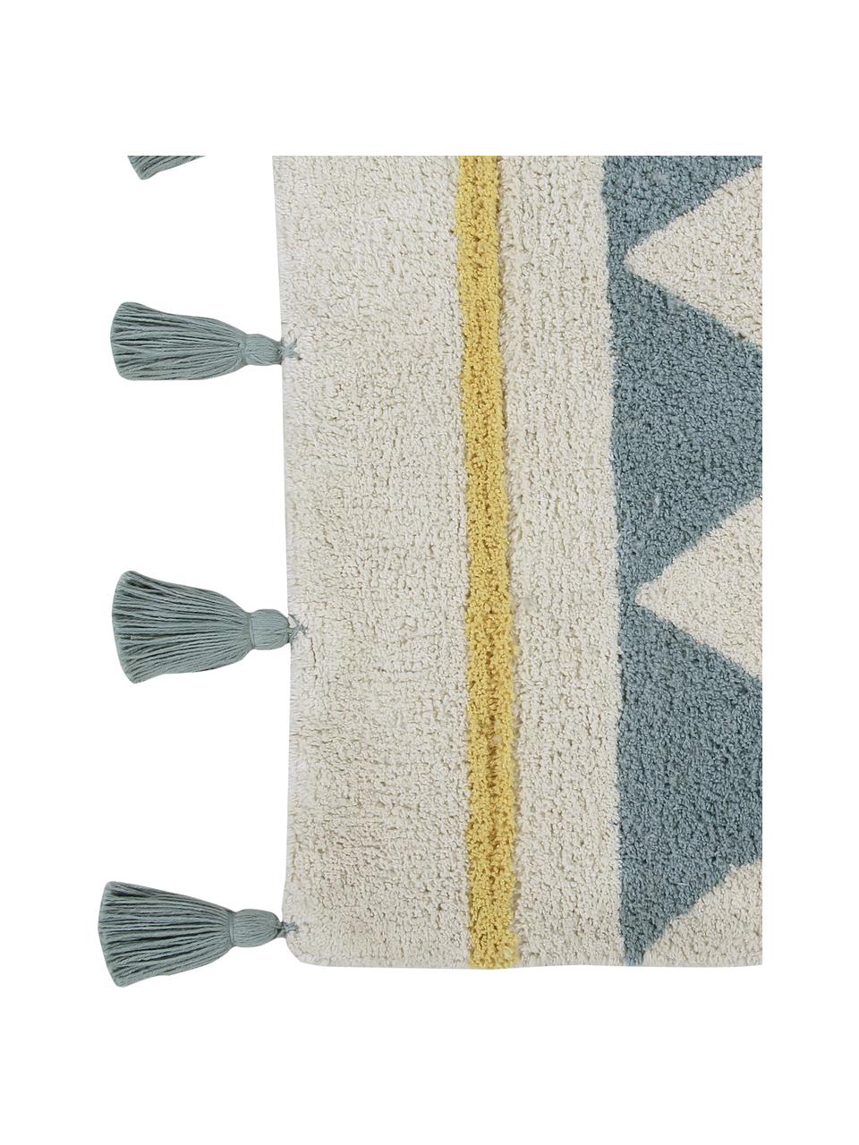 Tapis lavable en coton Azteca, Multicolore, larg. 120 x long. 160 cm (taille S)