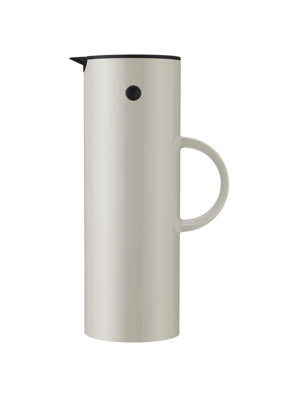 Termo EM77, 1 L, Plástico ABS con inserto de vidrio, Beige brillante, 1 L