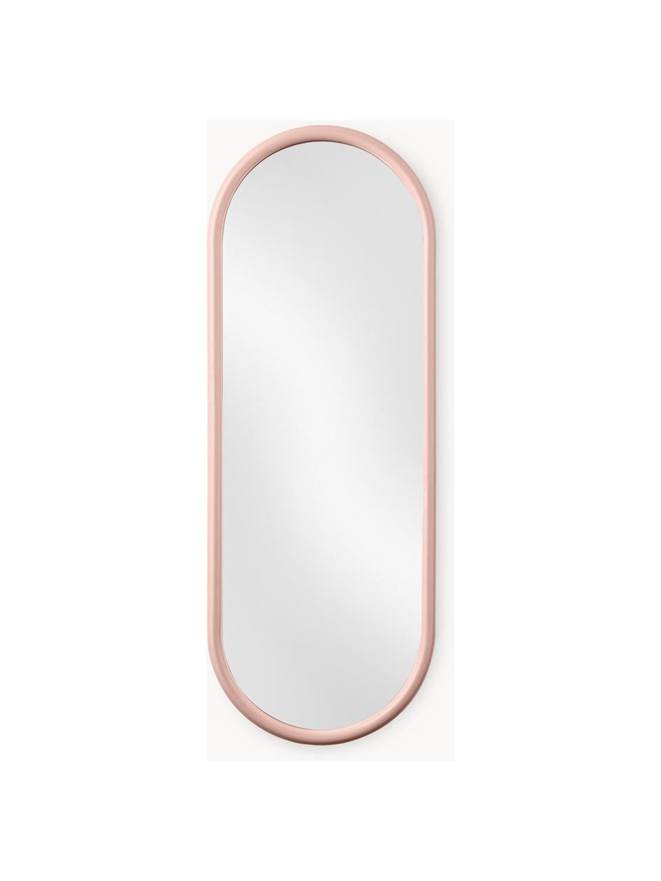 Espejo de pared Angui, Espejo: cristal, Espejo de cristal Marco: rosa, An 29 x Al 78 cm