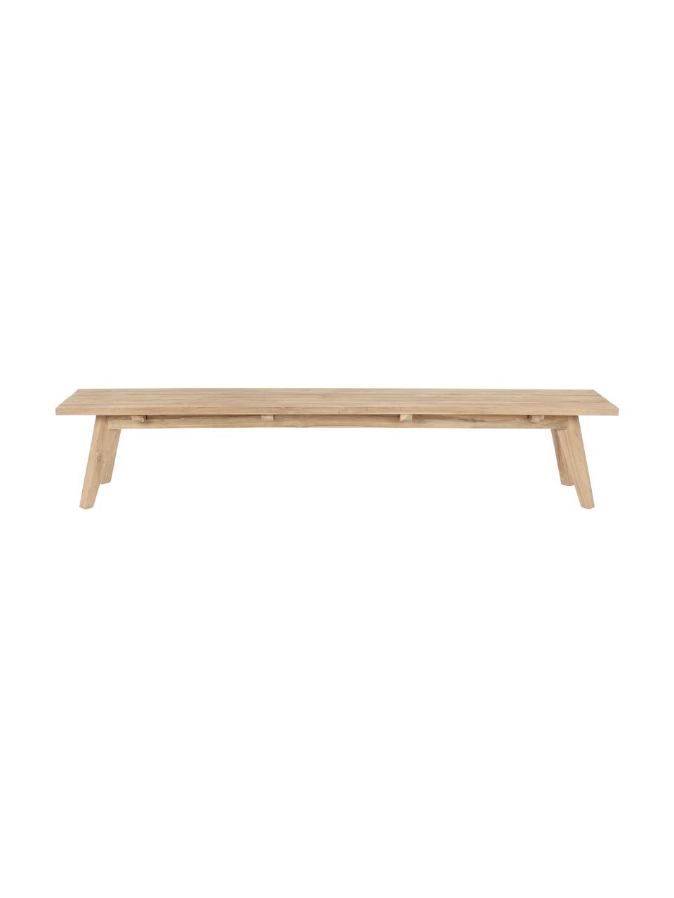 Banc de jardin teck Kendari, Bois de teck recyclé et non traité
Certifié FSC, Teck, l 240 x h 45 cm