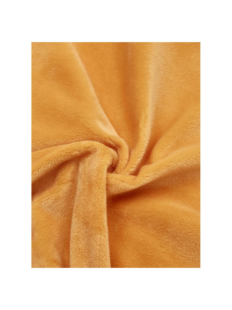 Coussin moelleux 50x50 jaune Oscar, Ocre