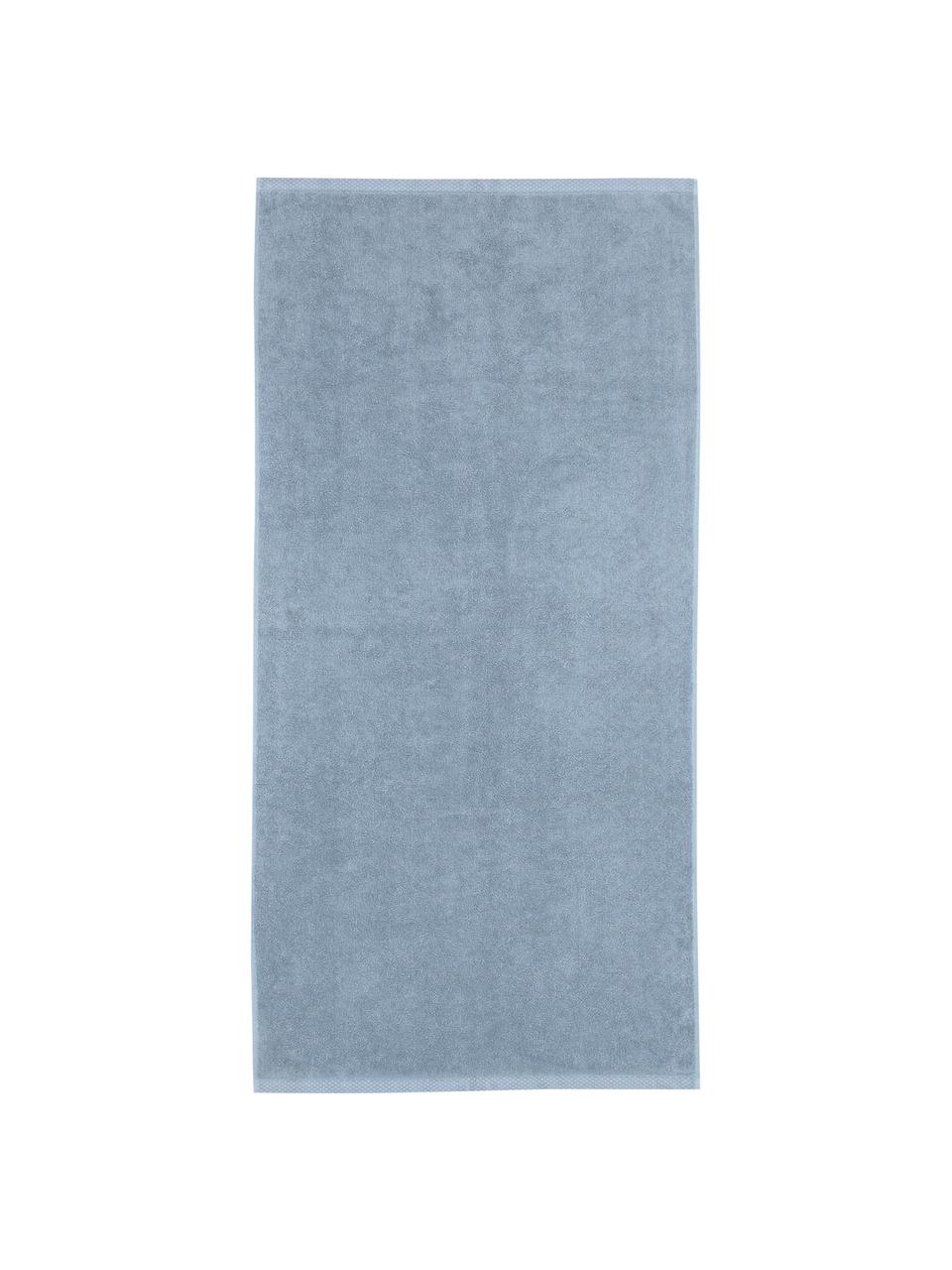 Asciugamano in tinta unita Comfort, diverse misure, Azzurro, Asciugamano, Larg. 50 x Lung. 100 cm, 2 pz