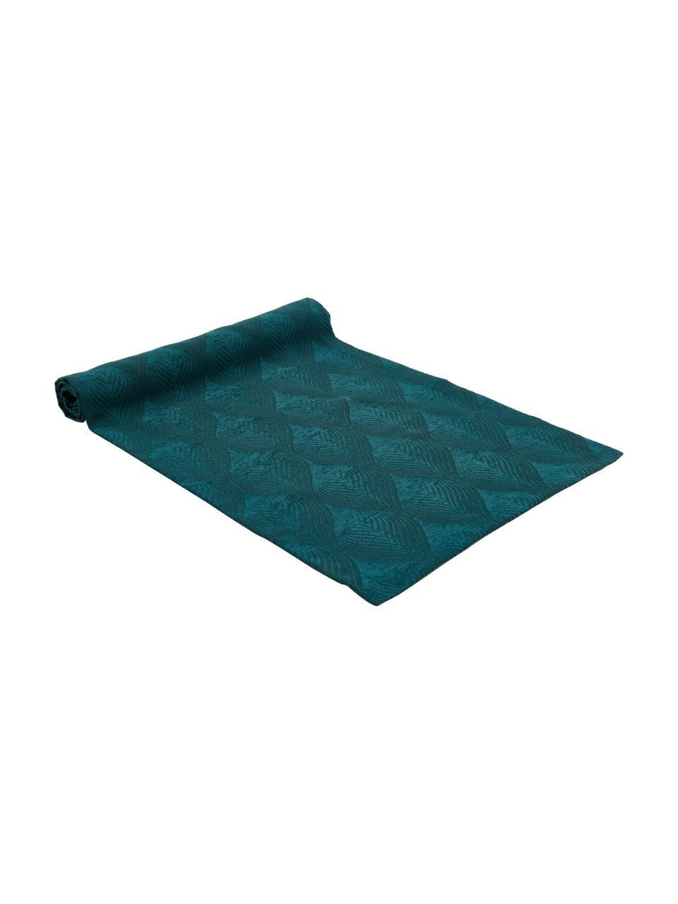 Stolový behúň Milo, 100 % polyester, Zelená, Š 40 x D 145 cm