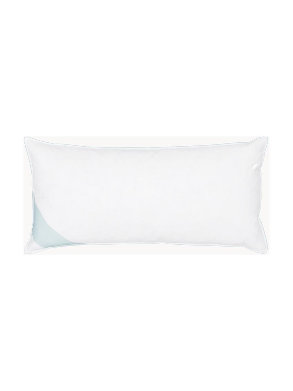 Almohada 3 cámaras Premium, firmeza alta, Exterior: plumas blancas nuevas (90, Interior: plumas nuevas blancas, cl, Funda: 100% algodón Mako, Duro, An 40 x L 80 cm