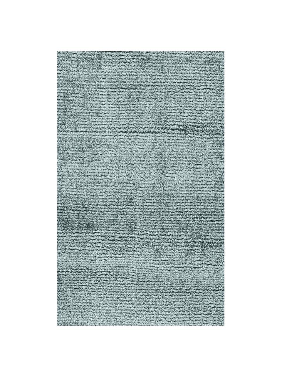 Ręcznie tkany chodnik z wiskozy Jane, Jasny niebieski, S 80 x D 250 cm