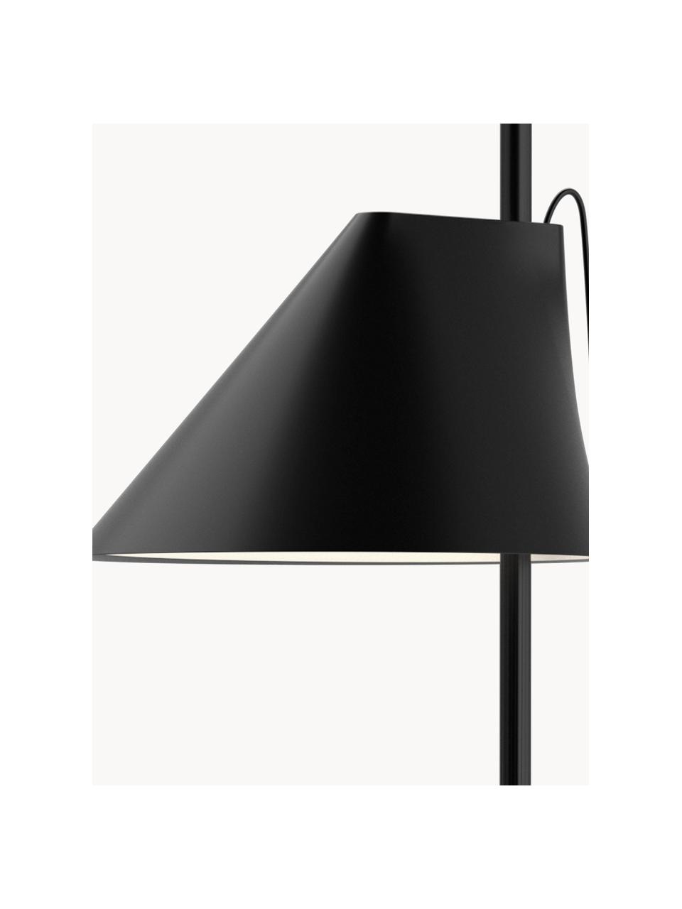 Veľká stmievateľná stolová LED lampa Yuh, Čierna, Ø 20 x V 61 cm