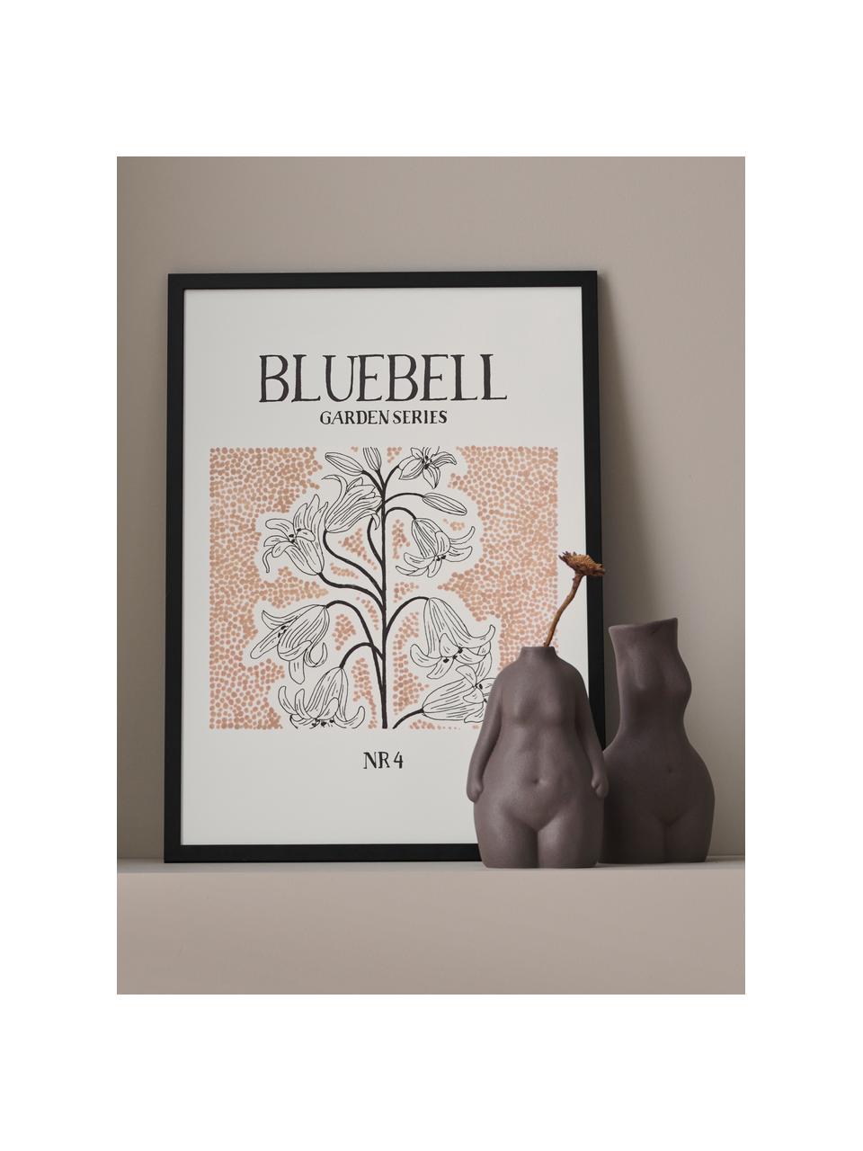 Plakat Bluebell, Druk cyfrowy na papierze, 300 g/m², Beżowy, biały, S 18 x W 24 cm