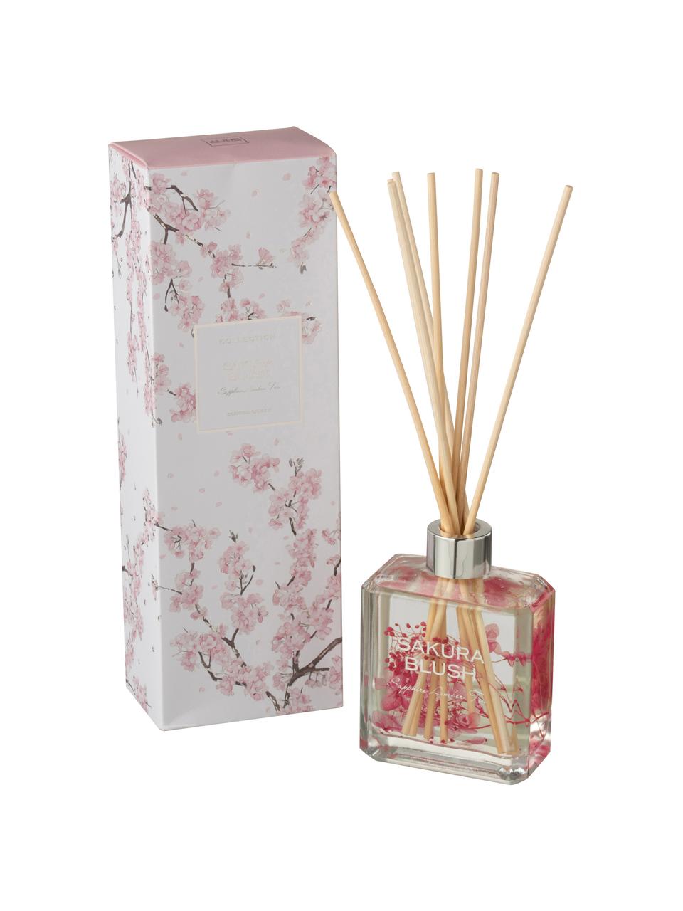 Ambientador Sakura Blush (ámbar y té), Recipiente: vidrio, Ámbar y té, Ø 9 x Al 27 cm